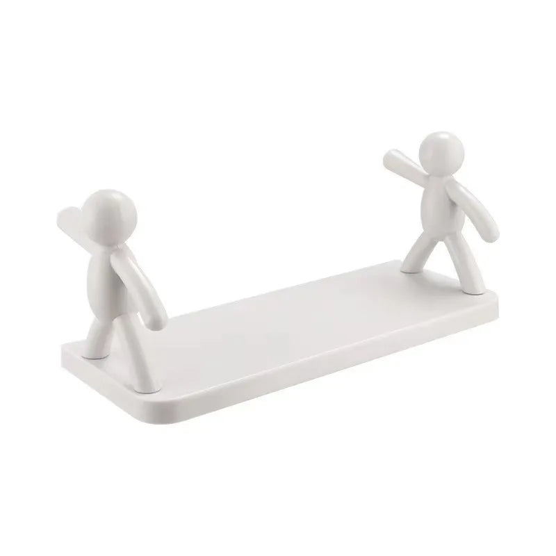 Floating Adhesive Bathroom Shelf